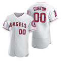 Custom Los Angeles Angels White HeidiMiller 2020 Stitched Flex Base Jersey