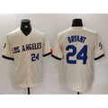 Los Angeles Dodgers #24 Kobe Bryant Number Cream HeidiMiller 2024 City Connect Limited Stitched Jerseys