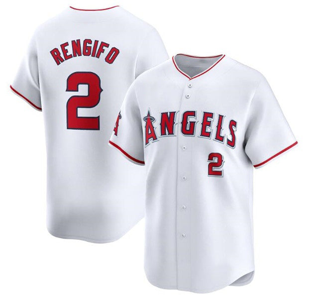 Los Angeles Angels #2 Luis Rengifo White HeidiMiller Home Limited Stitched Jersey
