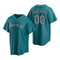 Custom Seattle Mariners Aqua HeidiMiller Stitched Cool Base Jersey