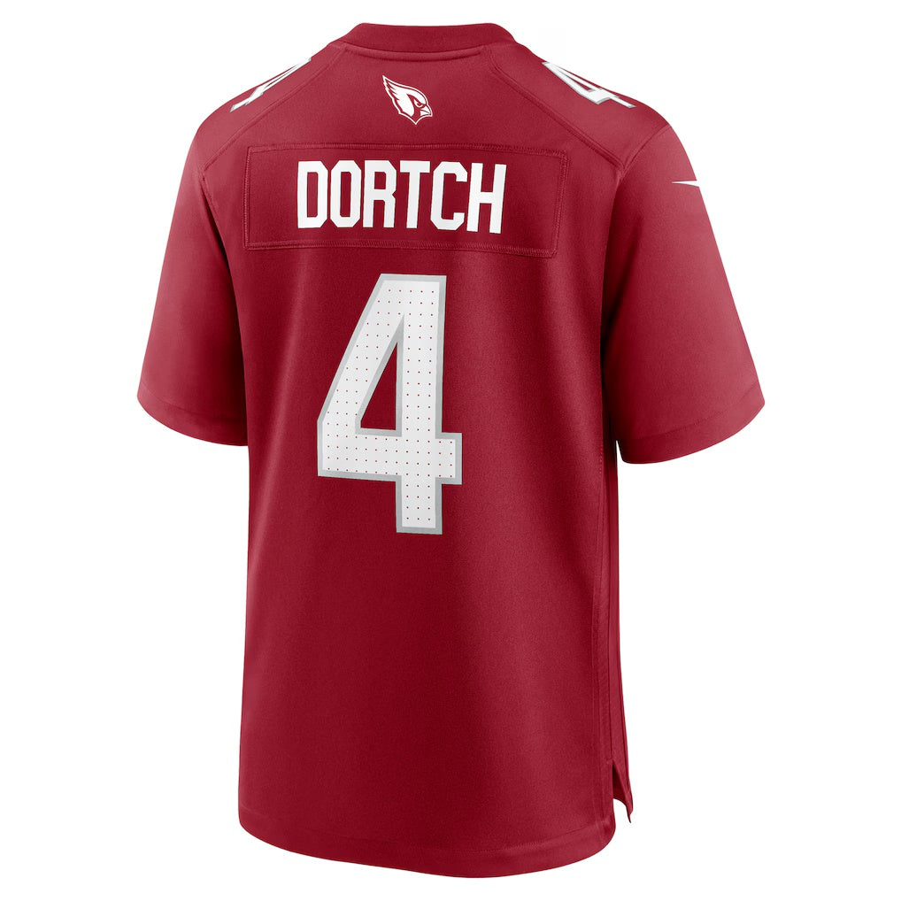 A.Cardinals #4 Greg Dortch Cardinal HeidiMiller Team Game Jersey