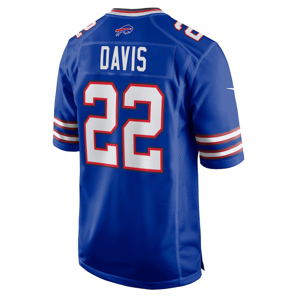 B.Bills #22 Ray Davis Royal HeidiMiller Game Jersey