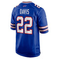 B.Bills #22 Ray Davis Royal HeidiMiller Game Jersey