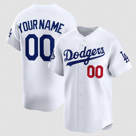 Custom Los Angeles Dodgers ACTIVE PLAYER White HeidiMiller 2025 Champions Stitched Jersey