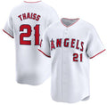 Los Angeles Angels #21 Matt Thaisse White HeidiMiller Home Limited Stitched Jersey