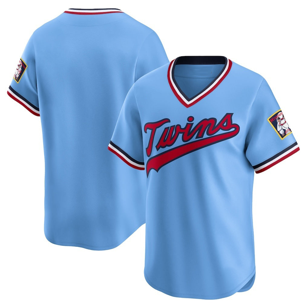 Minnesota Twins Light Blue HeidiMiller Cooperstown Collection Limited Jersey