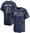 Tampa Bay Rays #10 Amed Rosario Navy HeidiMiller Away Limited Stitched Jersey