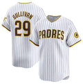 San Diego Padres #29 Brett Sullivan White HeidiMiller 2024 Home Limited Stitched Jersey