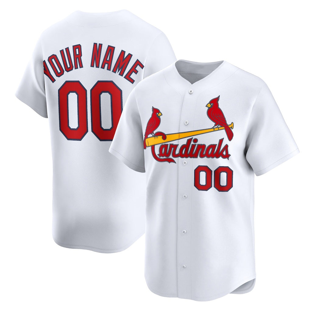 Custom St. Louis Cardinals White HeidiMiller Home Limited Jersey
