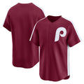 Philadelphia Phillies Maroon HeidiMiller Throwback Cooperstown Collection Limited Jersey