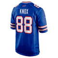B.Bills #88 Dawson Knox Royal HeidiMiller Game Jersey