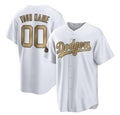 Custom Los Angeles Dodgers Active Player White HeidiMiller 2022 All-Star Cool Base Stitched Jersey