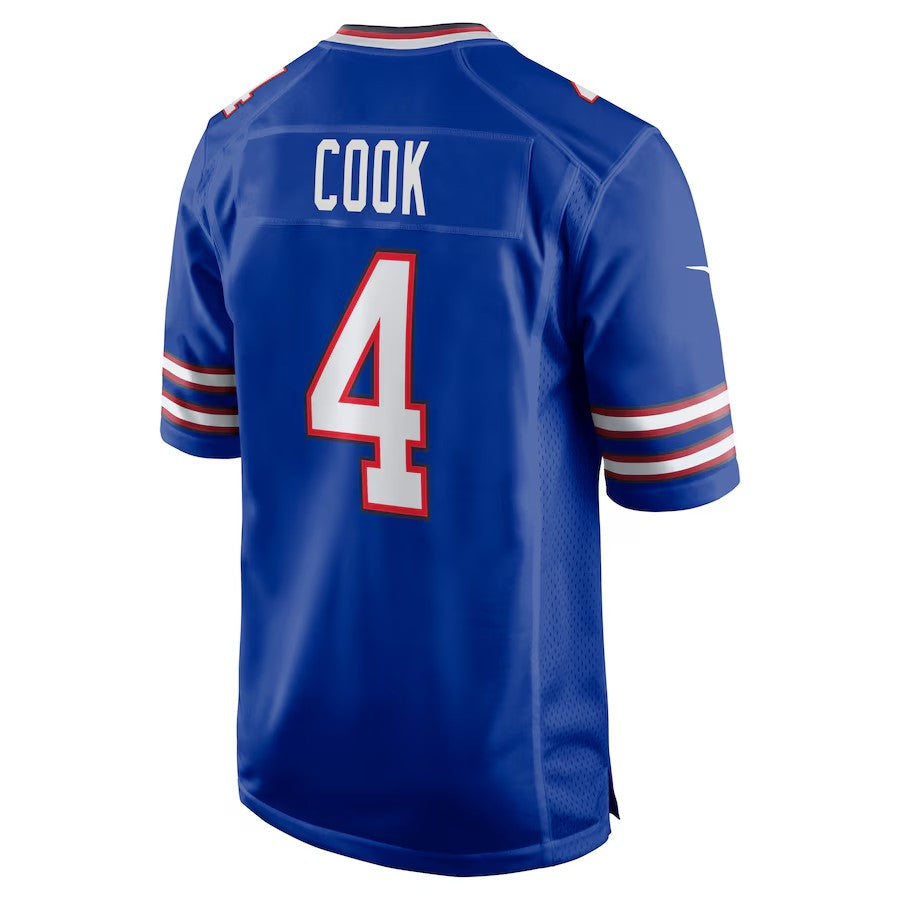 B.Bills #4 James Cook Royal HeidiMiller Team Game Jersey