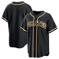 Pittsburgh Pirates Blank Black HeidiMiller Out Stitched Jersey