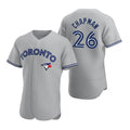 Toronto Blue Jays #26 Matt Chapman Grey HeidiMiller Flex Base Stitched Jersey
