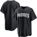 San Diego Padres Blank Black HeidiMiller Lights Out Limited Stitched Jersey