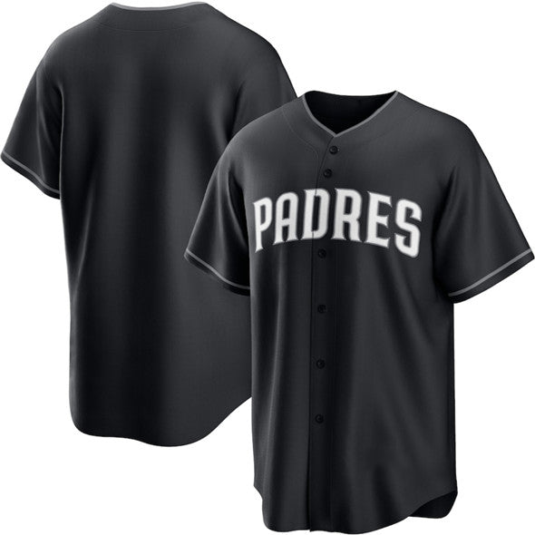 San Diego Padres Blank Black HeidiMiller Lights Out Limited Stitched Jersey