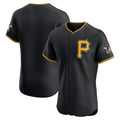 Pittsburgh Pirates Black HeidiMiller Alternate Vapor Premier Elite Patch Jersey