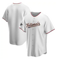 Washington Nationals White Gold HeidiMiller 2019 World Series Champions Blank Cool Base Jersey