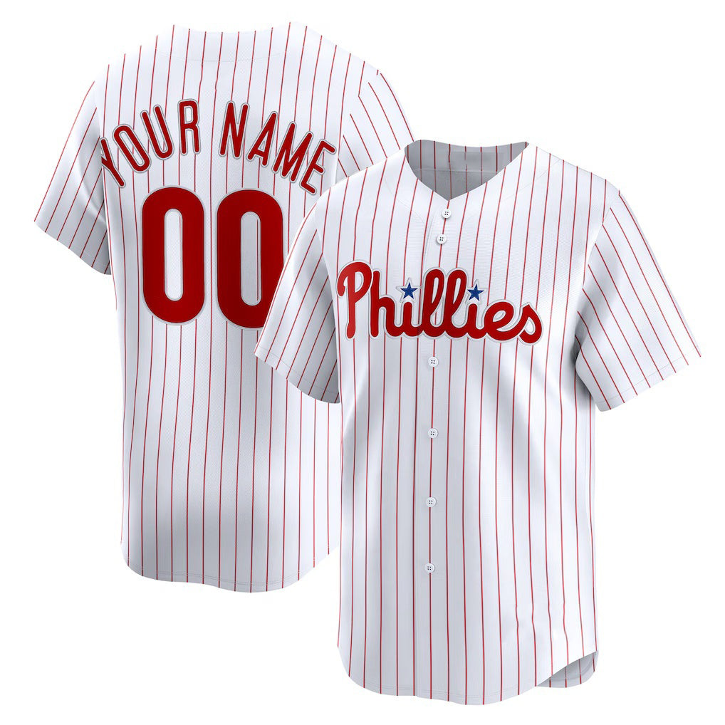 Custom Philadelphia Phillies White HeidiMiller HHome Limited Jersey