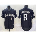 Philadelphia Phillies #8 Nick Castellanos Green HeidiMiller With Patch Stitched Cool Base Jersey
