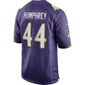 B.Ravens #44 Marlon Humphrey Purple HeidiMiller Game Jersey