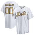 Custom New York Mets Active Player White HeidiMiller 2022 All-Star Cool Base Stitched Jersey