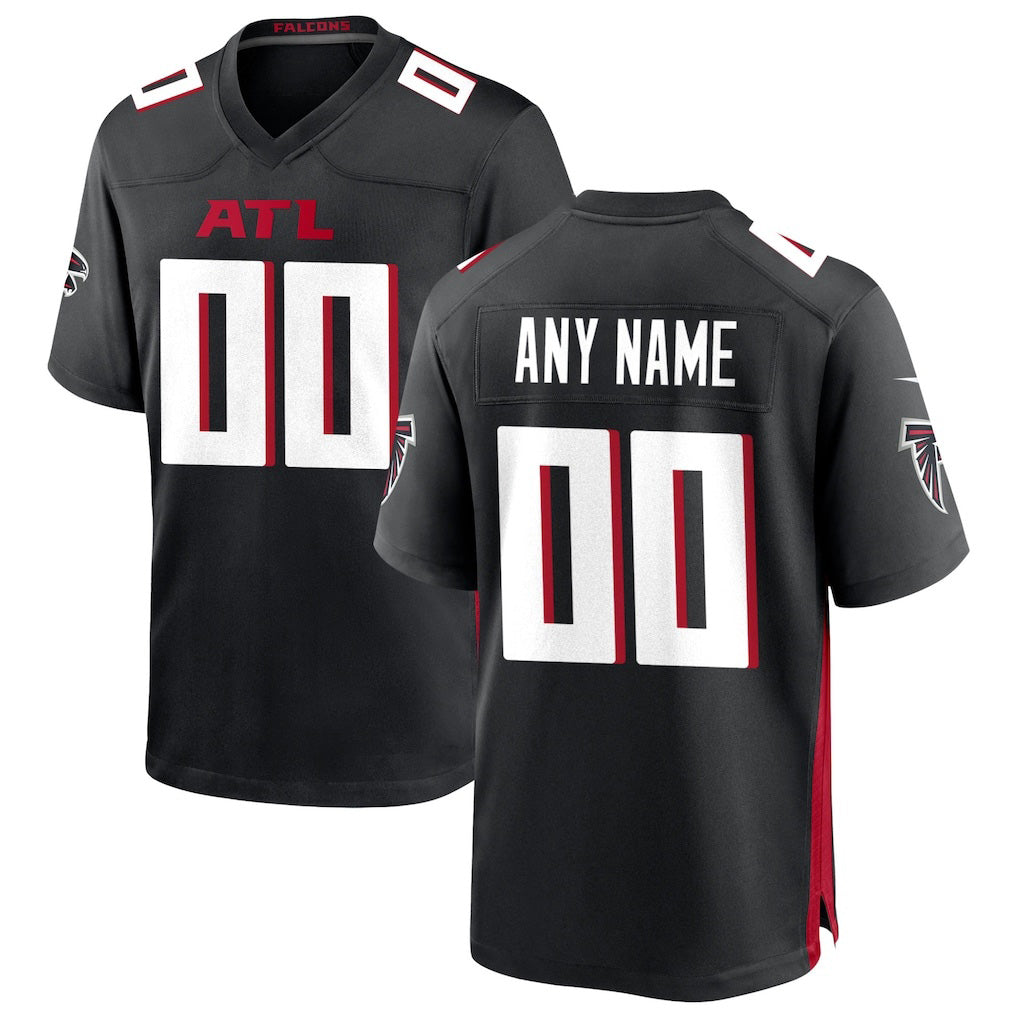 Custom A.Falcons Black HeidiMiller Game Jersey