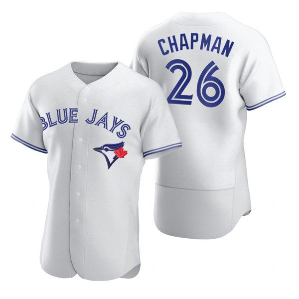 Toronto Blue Jays #26 Matt Chapman White HeidiMiller Flex Base Stitched Jersey