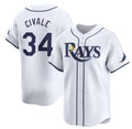 Tampa Bay Rays #34 aron Civale White HeidiMiller Home Limited Stitched Jersey