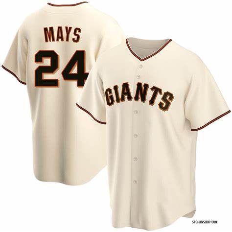 San Francisco Giants #24 Willie Mays Cream HeidiMiller Cool Base Stitched Jersey