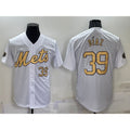 New York Mets #39 Edwin Diaz Number White HeidiMiller 2022 All Star Stitched Cool Base Jersey