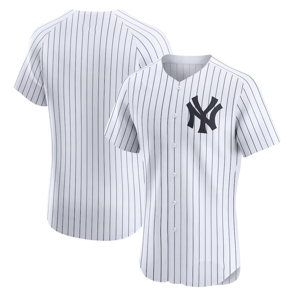 New York Yankees White HeidiMiller Home Elite Jersey
