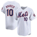 New York Mets #10 Ronny Mauricio White HeidiMiller 2024 Home Limited Stitched Jersey