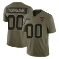 Custom A.Cardinals Active Player Olive HeidiMiller 2025 F.U.S.E. Salute to Service Limited Stitched Jersey