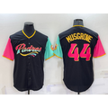San Diego Padres #44 Joe Musgrove Black HeidiMiller 2022 City Connect Cool Base Stitched Jersey