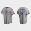 Texas Rangers #2 Marcus Semien Gray HeidiMiller Cool Base Stitched Jersey
